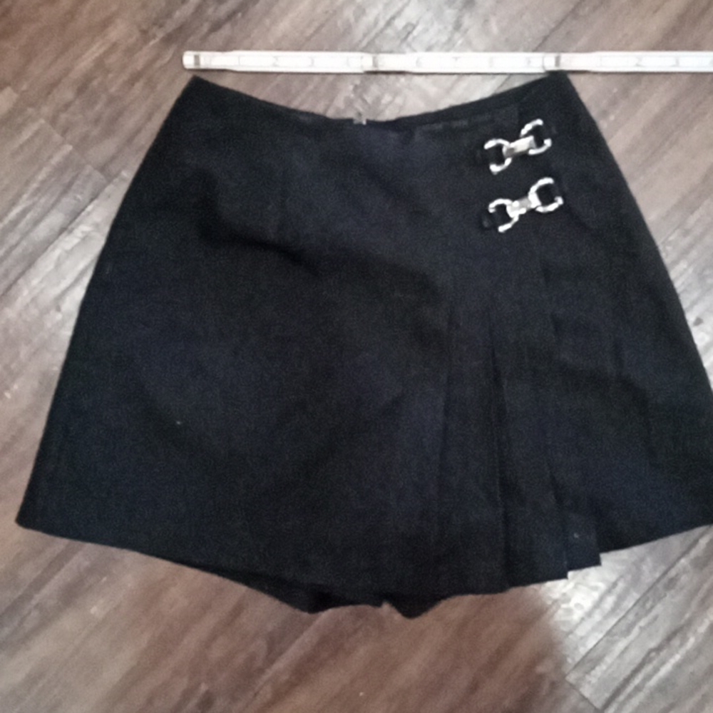 Skorts Black Pleated Skirt Shorts Golf School Girl Size 5